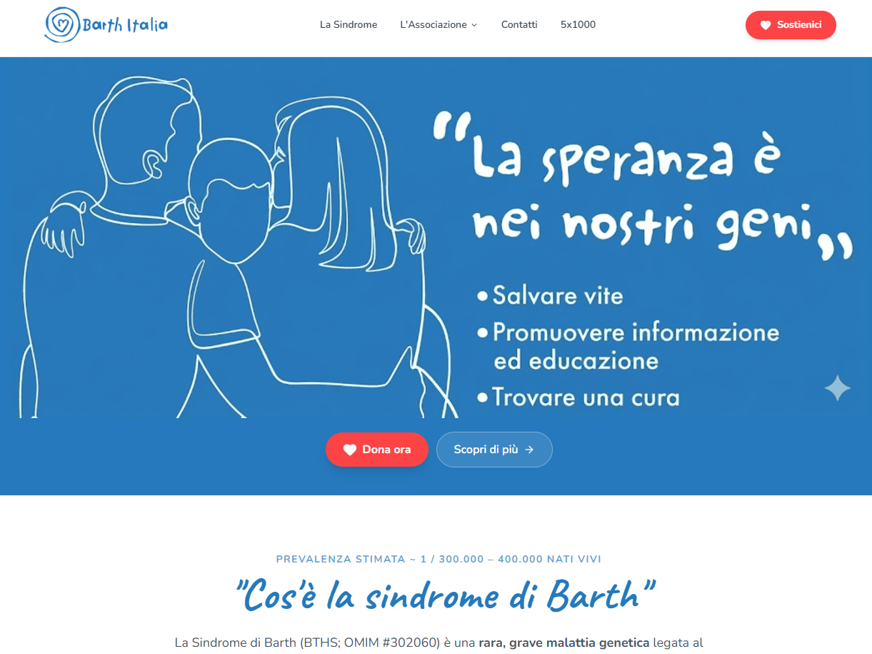 Anteprima del nuovo sito di Barth Italia